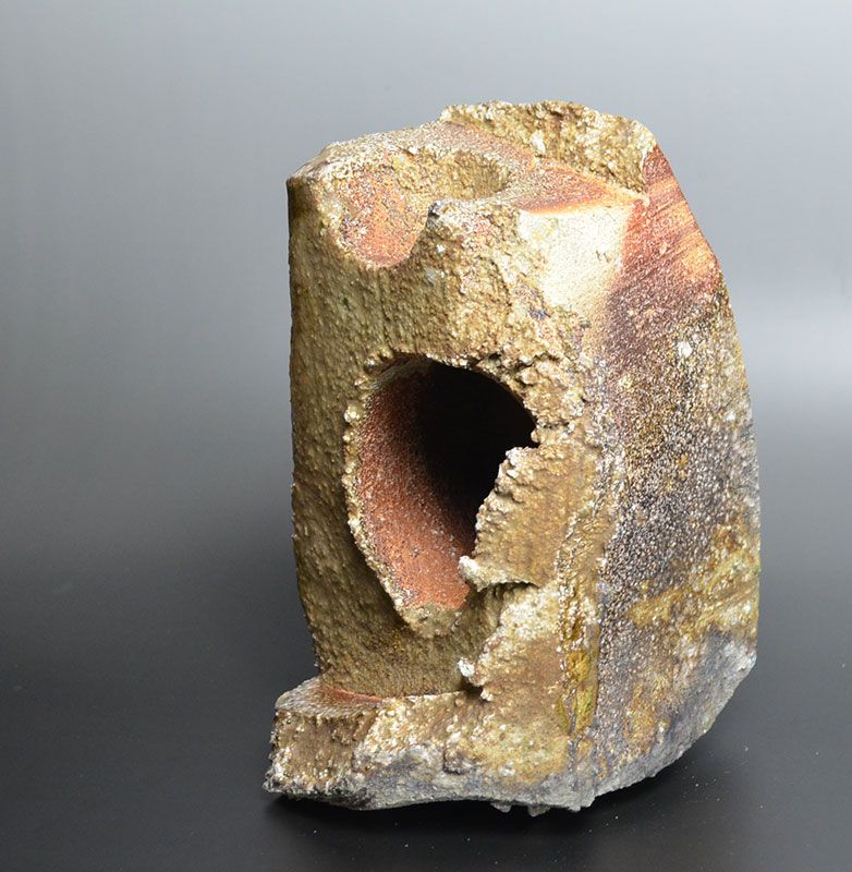 Contemporary Fujimoto Hide Shigaraki Ceramic Object