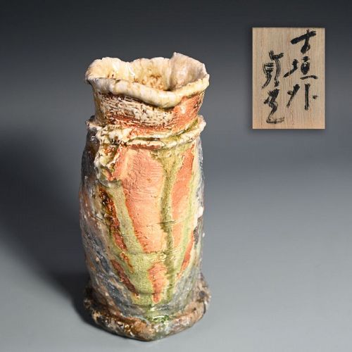 Classical Sugimoto Sadamitsu Iga Vase