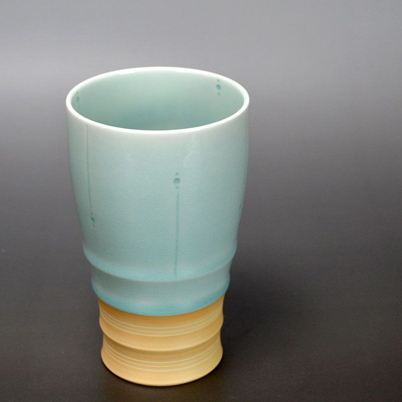 Refined Doi Masafumi Celadon Beer Mug