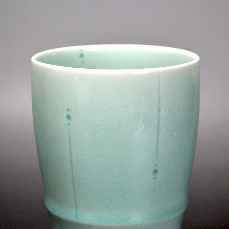 Refined Doi Masafumi Celadon Beer Mug