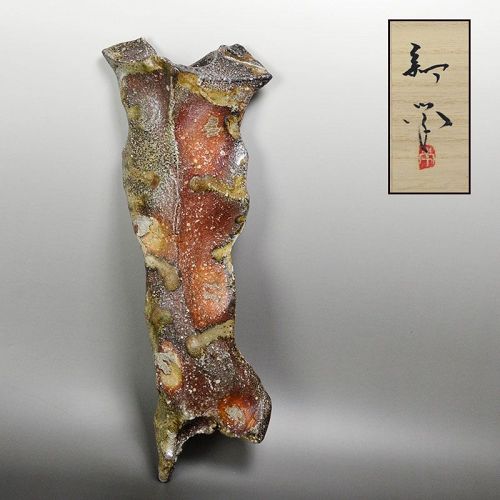 Wild Atarashi Manabu Iga Kakehana-ire Hanging Vase