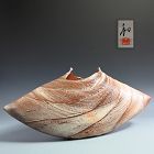 Museum Piece! Ishida Kazuya Bizen Vase, Conch