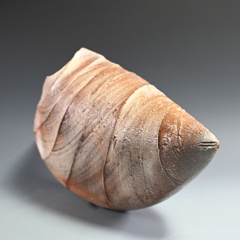 Museum Piece! Ishida Kazuya Bizen Vase, Conch