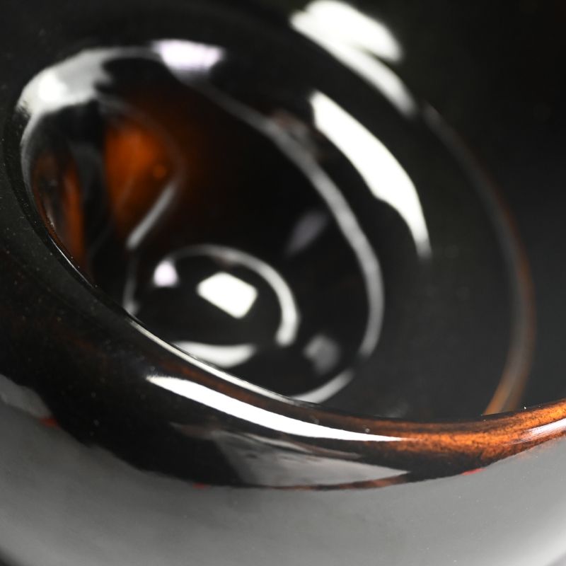 Takatsu Mio Swirling Basin in Perfecct Iron Glaze