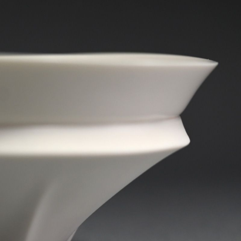 Exquisite Porcelain Bowl by Kato Yoshiyasu