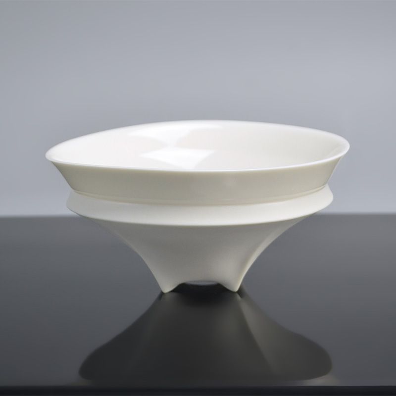 Exquisite Porcelain Bowl by Kato Yoshiyasu