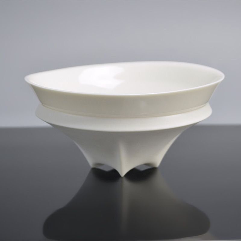 Exquisite Porcelain Bowl by Kato Yoshiyasu