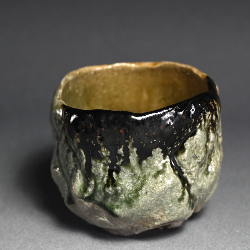 Inayoshi Osamu Hikidashi Guro Chawan Tea Bowl