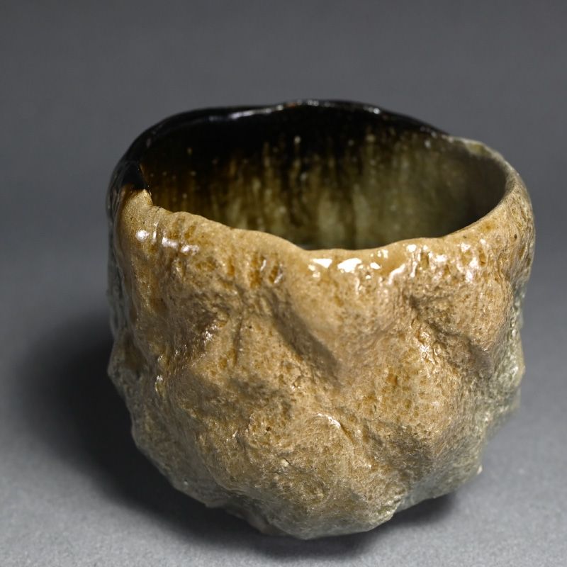 Inayoshi Osamu Hikidashi Guro Chawan Tea Bowl