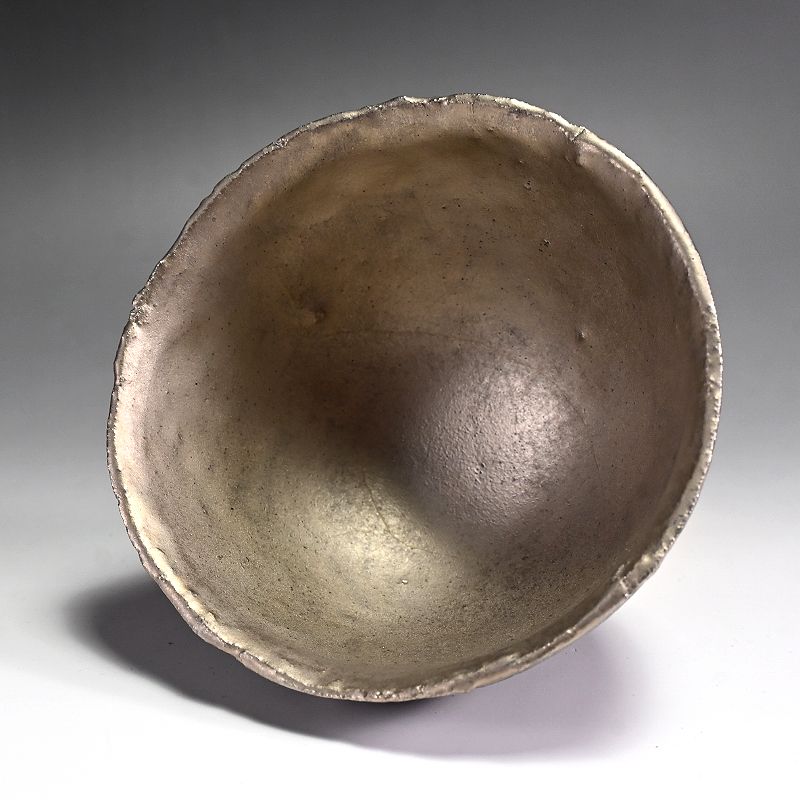 Contemporary White Gold Bowl by Ogawa Machiko