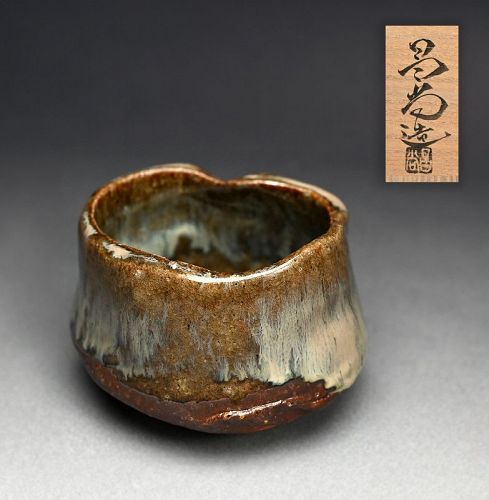 Kurinuki Hagi Chawan By Kaneta Masanao