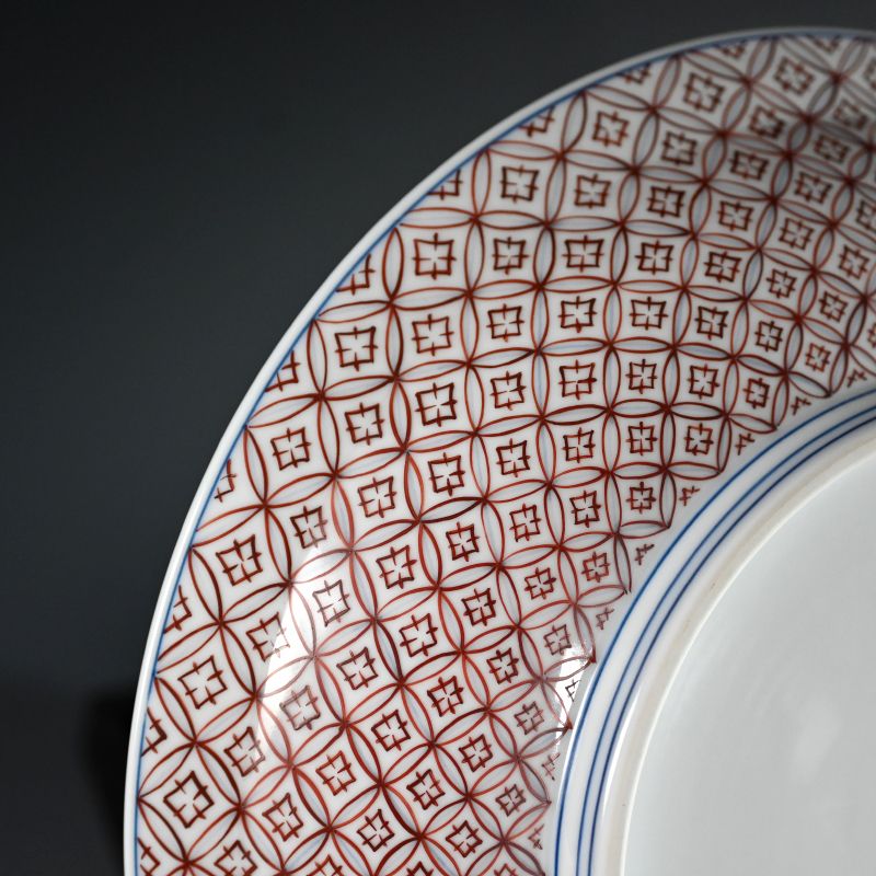 Exquisite Platinum Glaze Porcelain Plate by Yamamoto Ichiyo