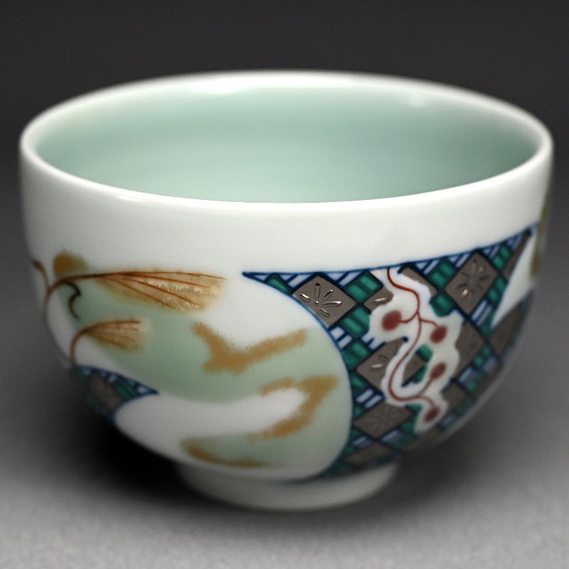 Shining Platinum Chawan by Yamamoto Ichiyo