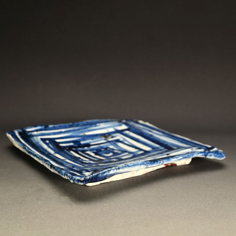 Sometsuke Plate by Kato Tsubusa