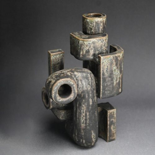 Sugitani Keizo Silent Shadows Ceramic Sculpture