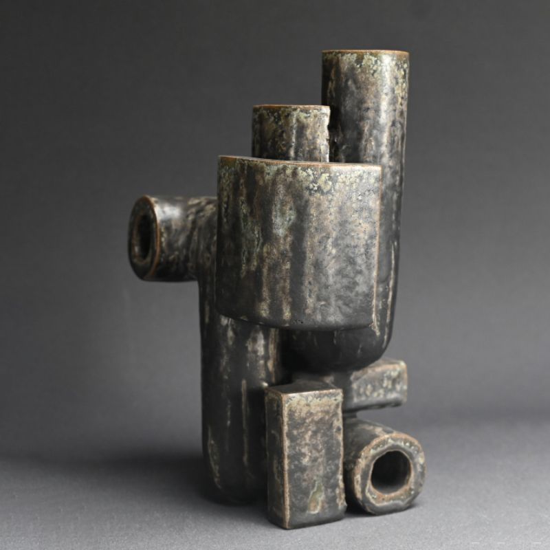 Sugitani Keizo Silent Shadows Ceramic Sculpture