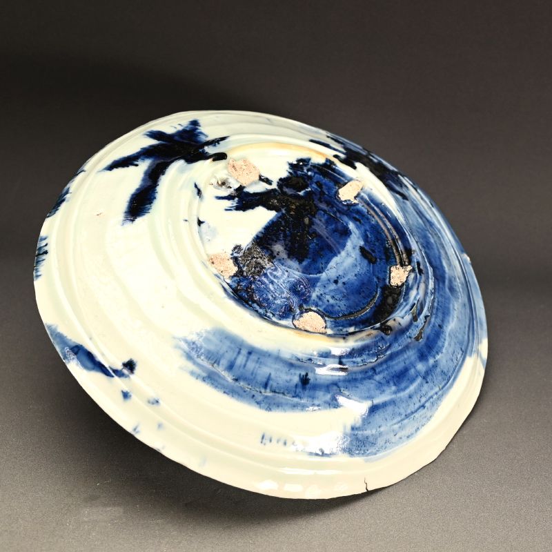 Sometsuke Plate by Kato Tsubusa