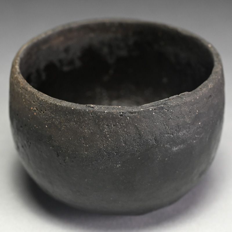 Black Chawan Tea Bowl by Omae Satoru