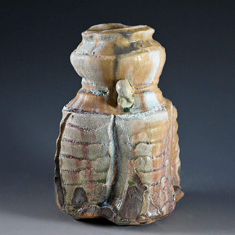 Manyosai Vase by Shino Legend Hayashi Shotaro