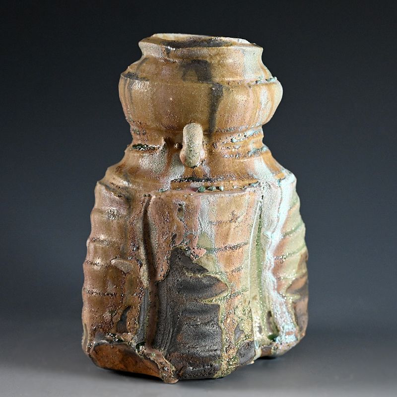 Manyosai Vase by Shino Legend Hayashi Shotaro