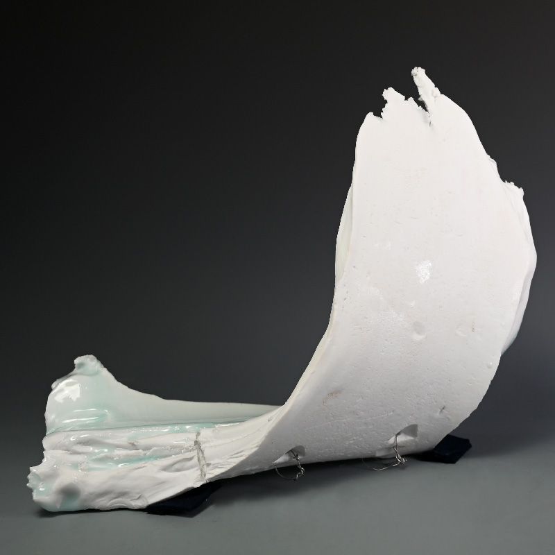 Porcelain Wall Hanging Object by Kato Tsubusa