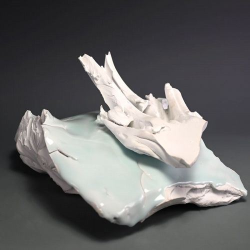 Porcelain Sculpture by Kato Tsubusa