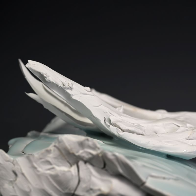 Porcelain Sculpture by Kato Tsubusa