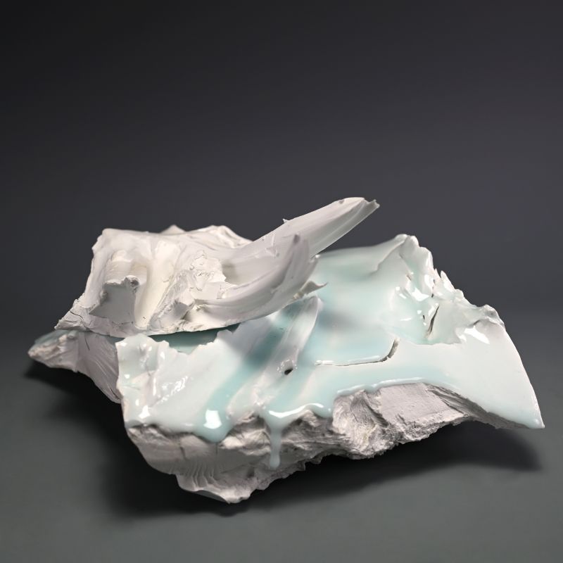 Porcelain Sculpture by Kato Tsubusa