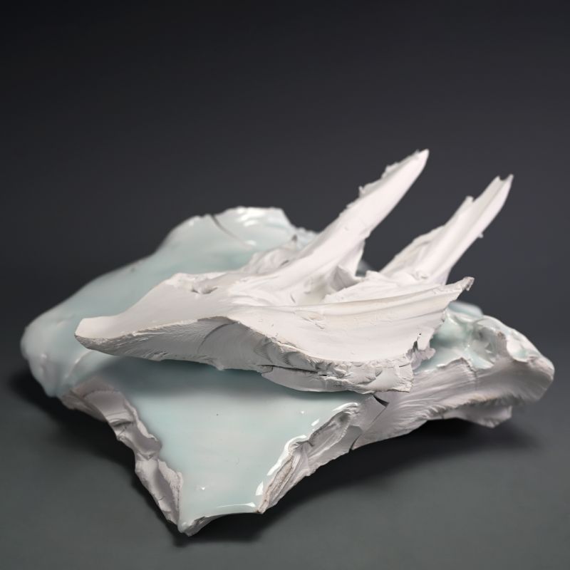 Porcelain Sculpture by Kato Tsubusa