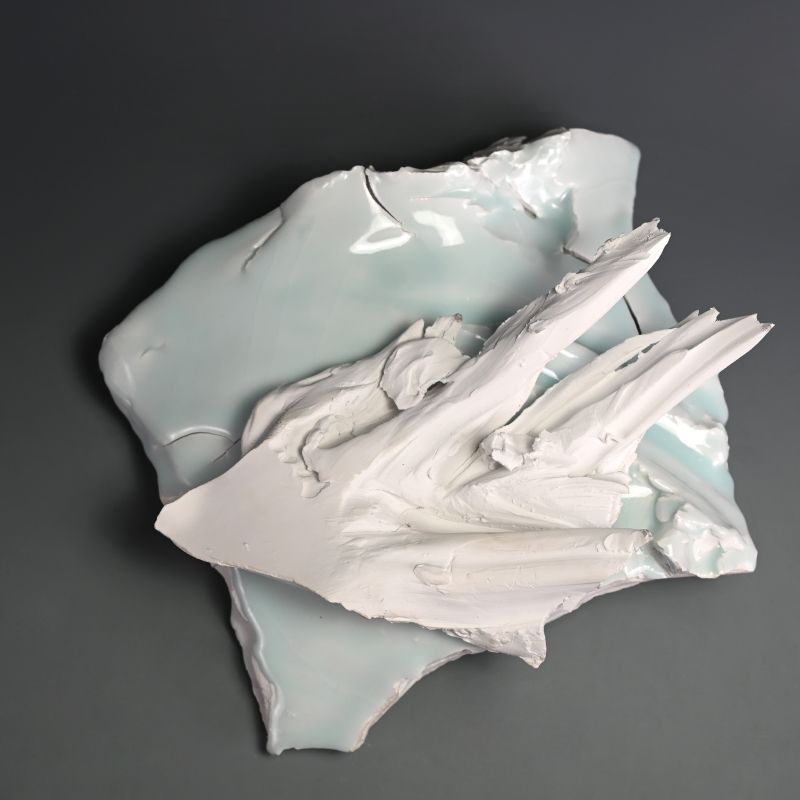 Porcelain Sculpture by Kato Tsubusa