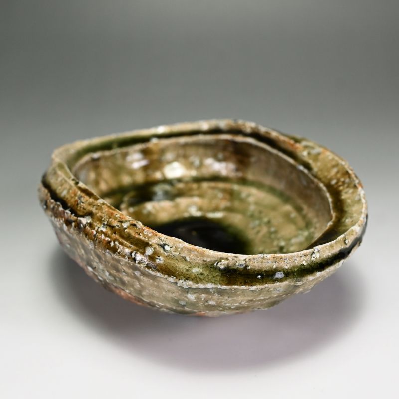 Murakoshi Takuma Ash Glazed Awabibachi