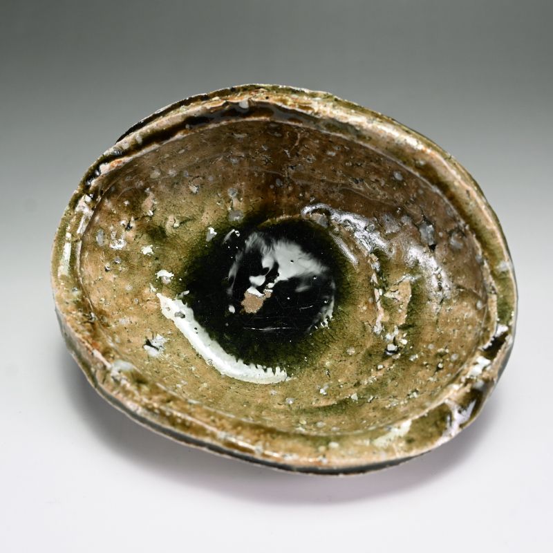 Murakoshi Takuma Ash Glazed Awabibachi