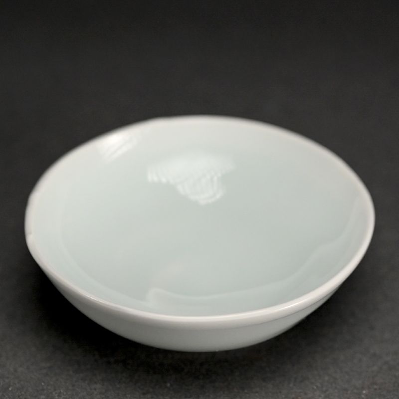 Contemporary Guinomi Porcelain Sake Cup by Kato Tsubusa B