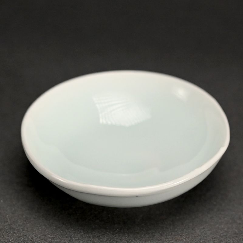 Contemporary Guinomi Porcelain Sake Cup by Kato Tsubusa B