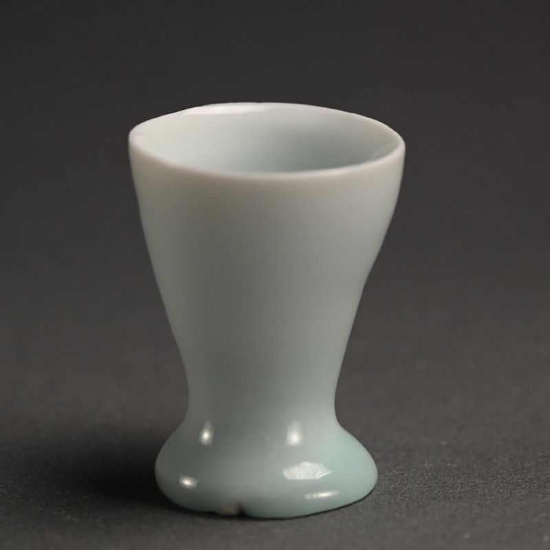 Contemporary Celadon Guinomi  by Kato Tsubusa