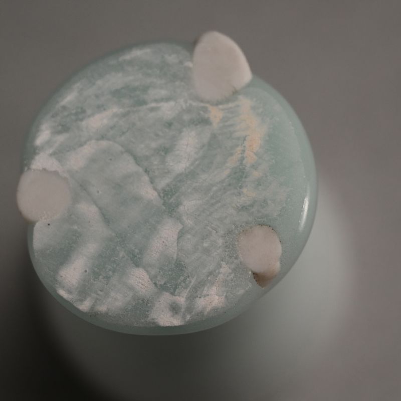 Contemporary Celadon Guinomi  by Kato Tsubusa