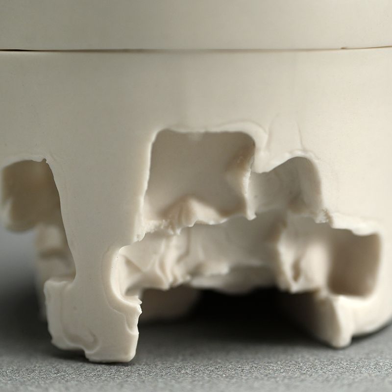 Covered Porcelain Vessel by Kato Hirotaka