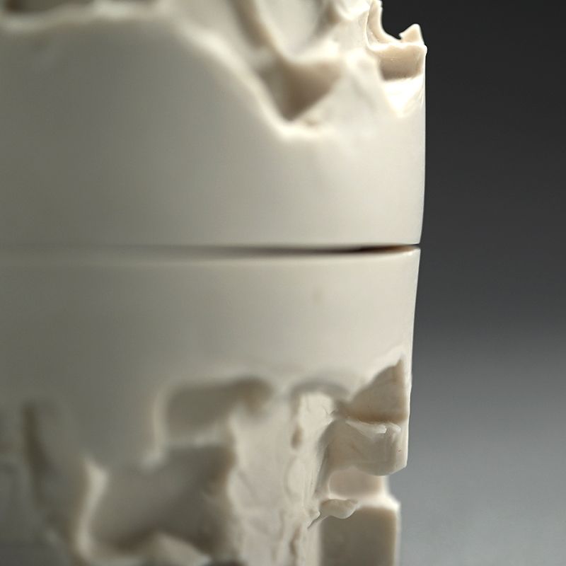 Covered Porcelain Vessel by Kato Hirotaka