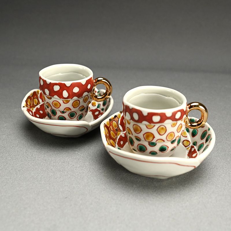 Cup and Saucer Set by Matsuda Yuriko