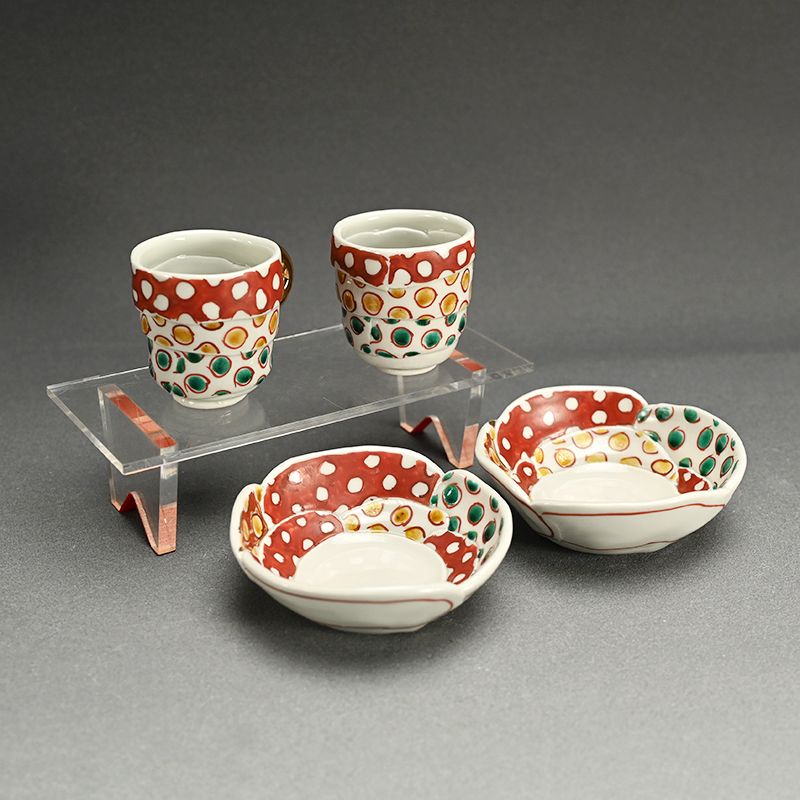 Cup and Saucer Set by Matsuda Yuriko