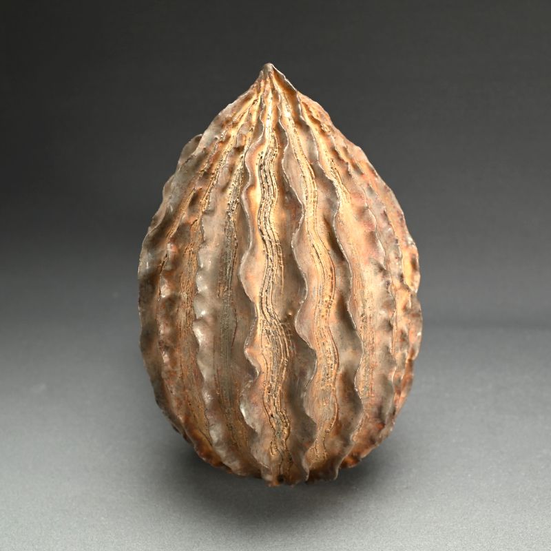 Seed Pod Ceramic Object by Koike Shoko