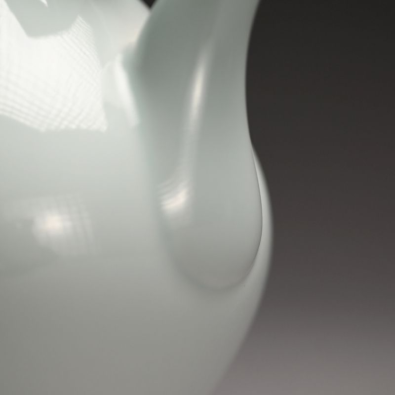 Fabulous Porcelain Dobin Teapot by Usami Kensuke