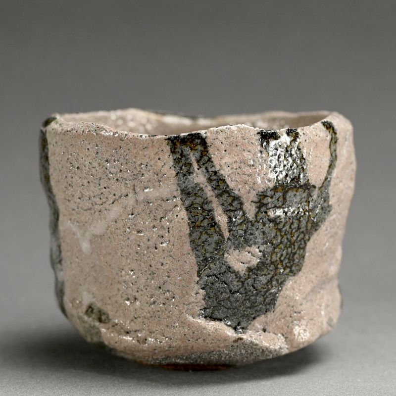 Outstanding Chawan Tea Bowl by Ajiki Jun安食 潤 “塩釉 碗”