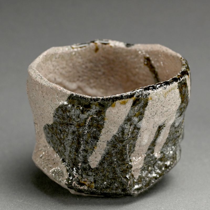 Outstanding Chawan Tea Bowl by Ajiki Jun安食 潤 “塩釉 碗”