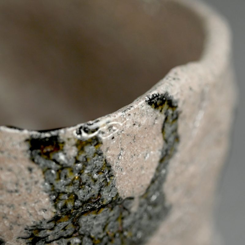 Outstanding Chawan Tea Bowl by Ajiki Jun安食 潤 “塩釉 碗”