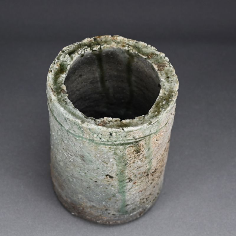 Ash Glazed Iga Flower Vase By Legend Furutani Michio