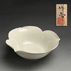 Exquisite White Bowl by Kawase Takeshi