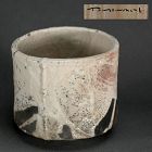 Hashimoto Tomonari Shiro Raku Chawan Tea Bowl (Tsutsu)