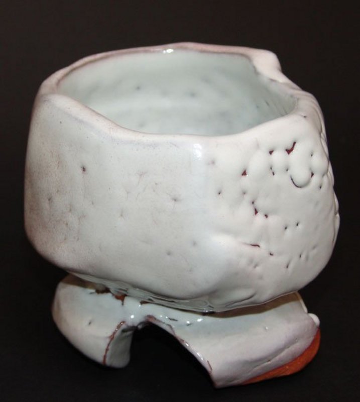 Breathtaking Hagi Chawan Tea Bowl by Kaneta Masanao