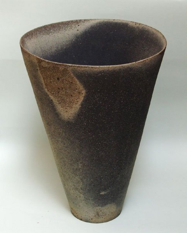 Massive Yakishime Vase by Mihara Ken